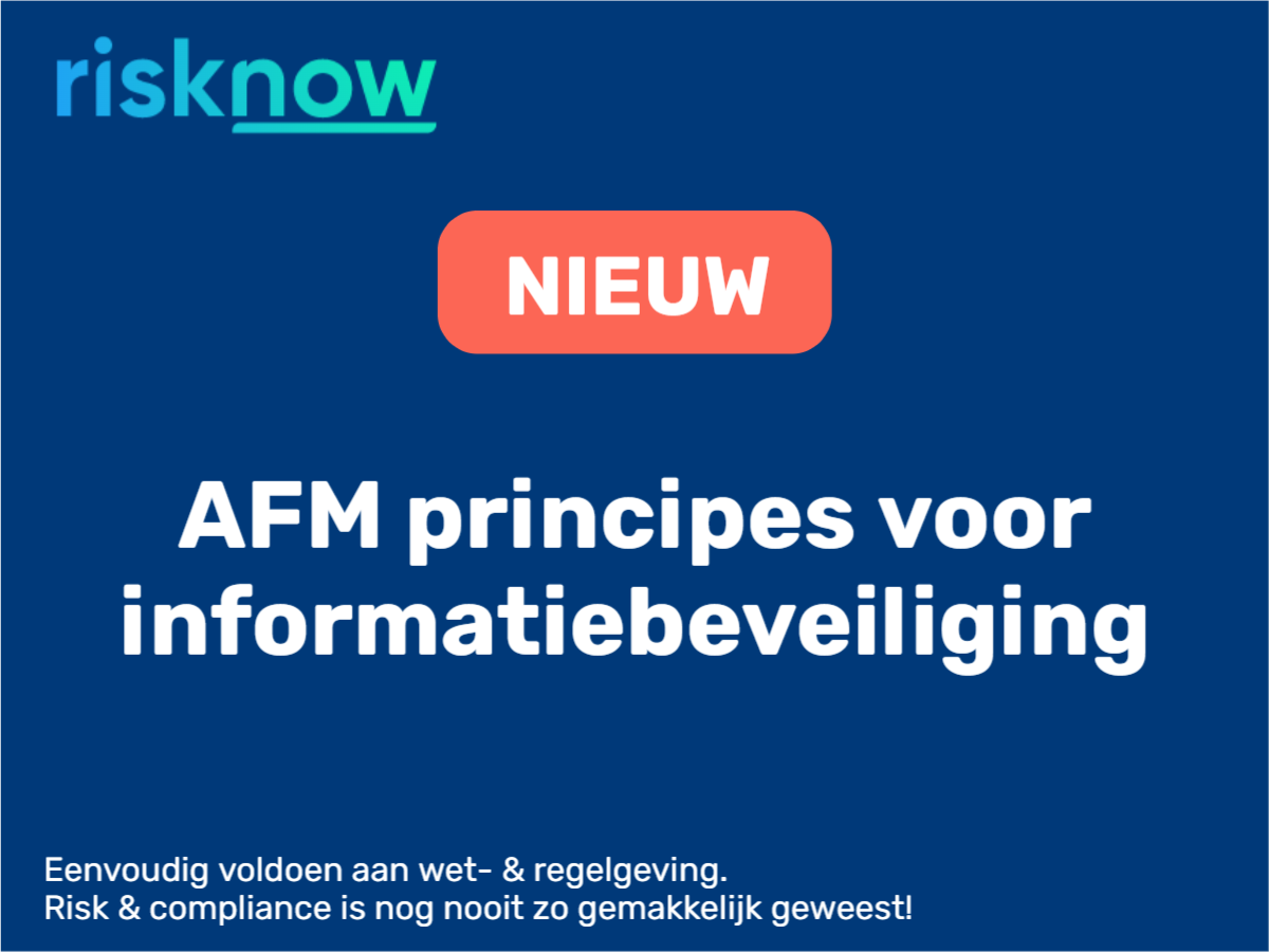 NIEUW – AFM Principes voor informatiebeveiliging